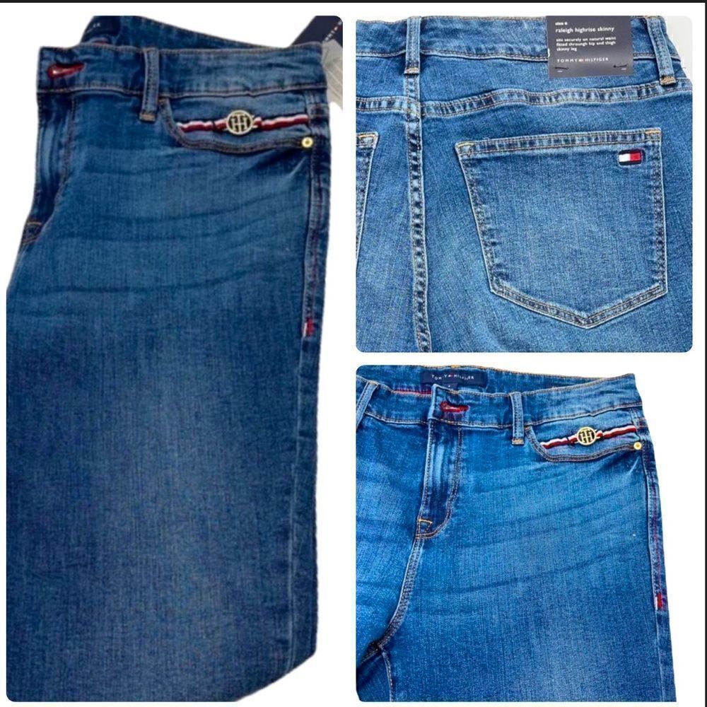 Tommy Hilfiger Raleigh Highrise Skinny Jeans Size 6 NWT